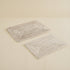 Rectangular Rattan Placemat - White Wash - Coastal Villa Homeware